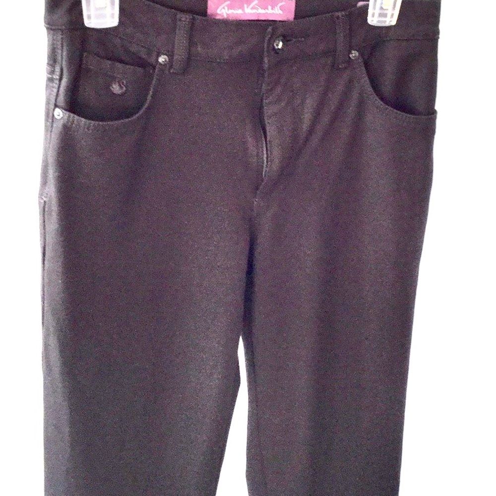 Gloria Vanderbilt Amanda Black Jeans size 6 - Picture 2 of 7